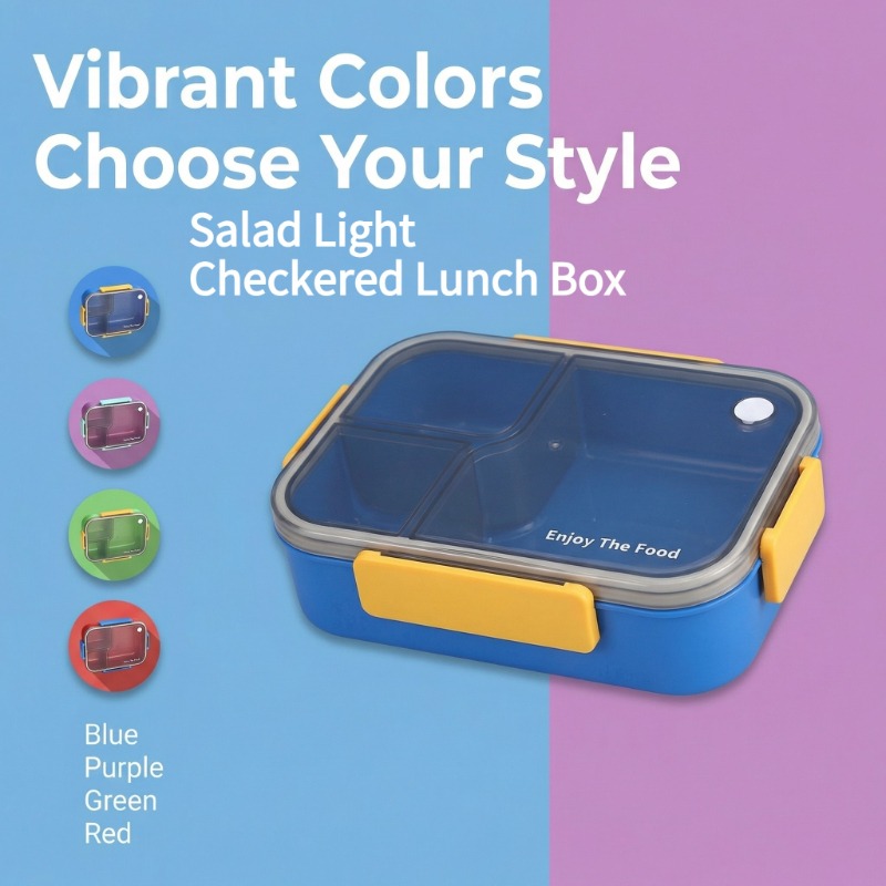 Food Storage Vault - Color Leak-proof Bento Box, Multi-compartment Food
