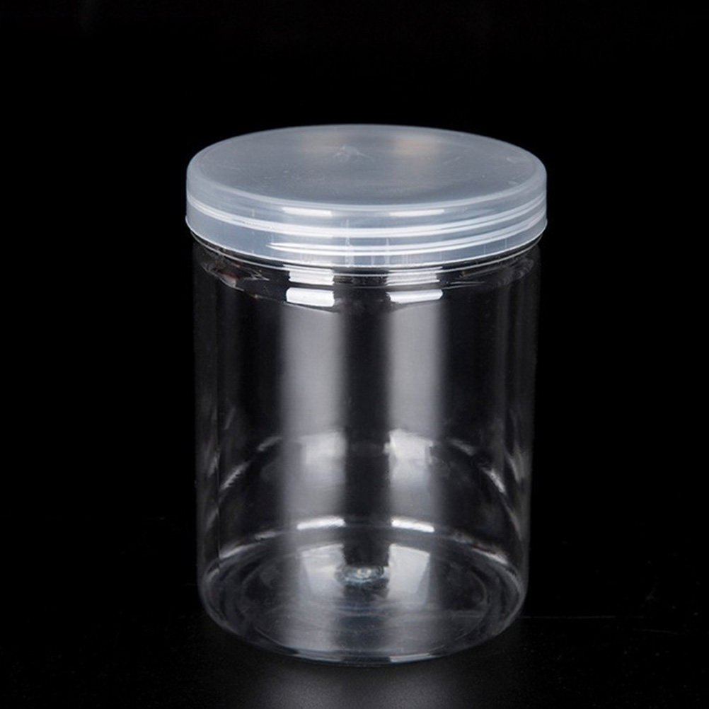 Food Storage Jars & Containers - 10Pcs Clear High-Grade Plastic Food Storage