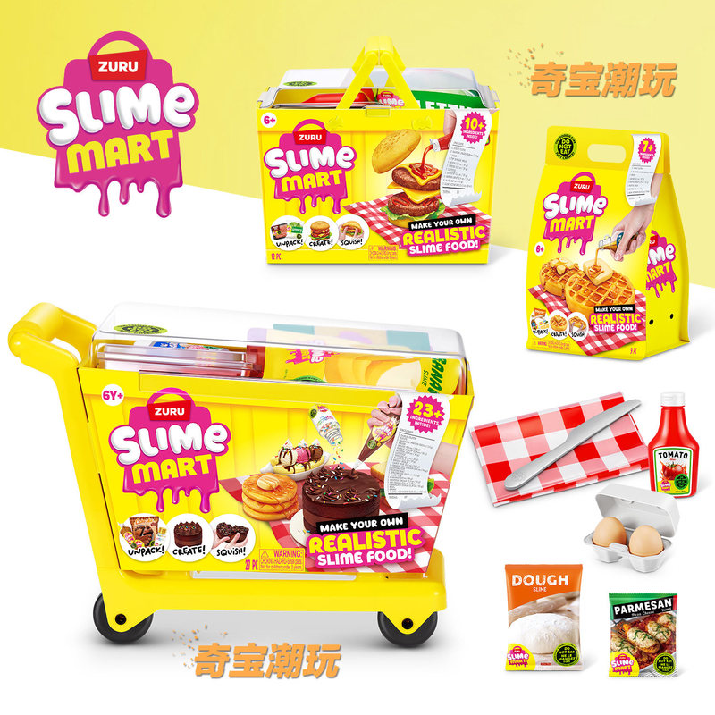 Food Storage Bag Organizer - Zuru Slime Mart Handmade Shopping Cart