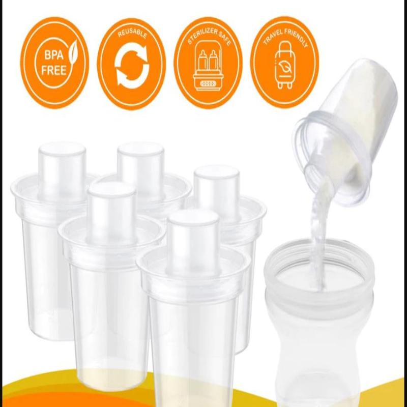 Food Storage Dispenser - 6PPC 80ML Baby Milk Powder Dispenser