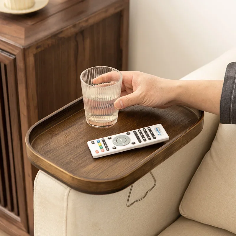 Food Storage Table - Sofa Side Clip-on Tray Table, Clip-on