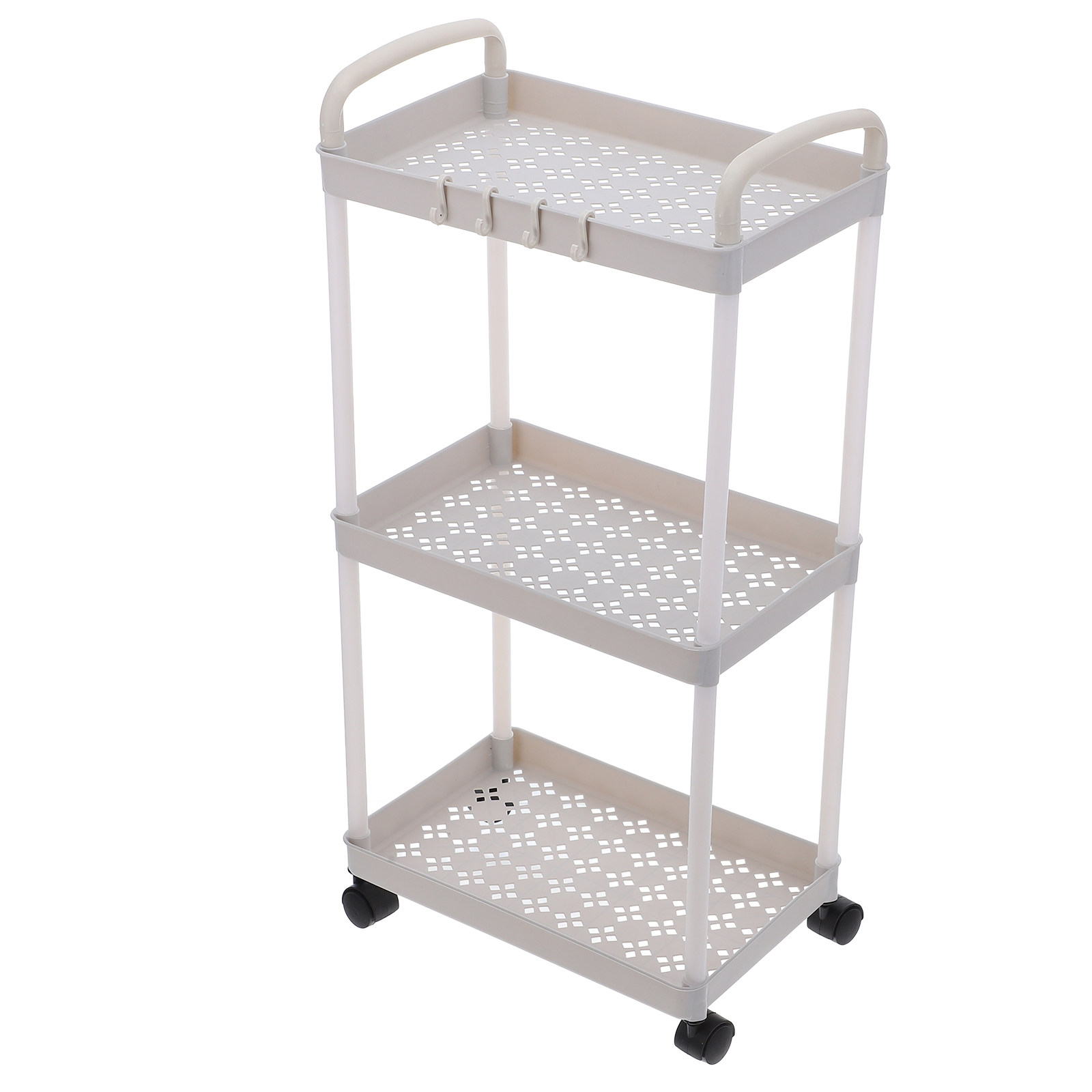 3 Tier Plastic Utility Cart Ro - đánh giá và giá Food Storage On Wheels