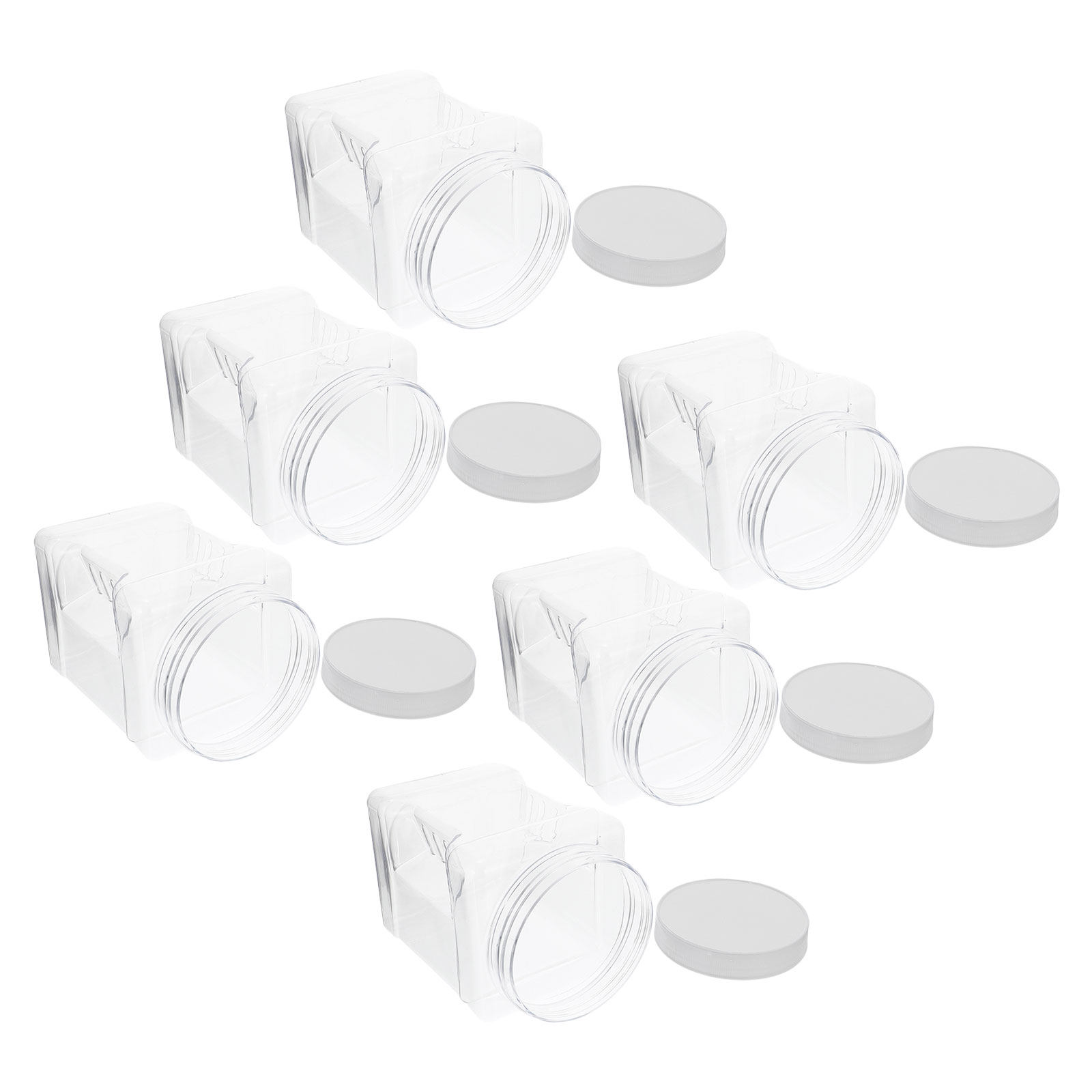 6Pcs Transparent Storage Jars  - đánh giá và giá Food Storage Jars & Containers