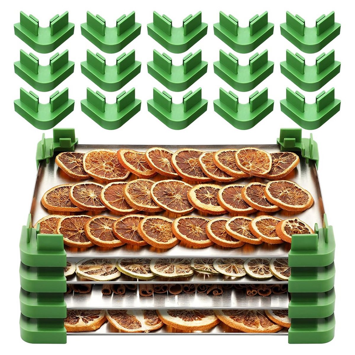 A78I 16-Piece Tray Stacker Set - đánh giá và giá Food Storage Freeze Dried