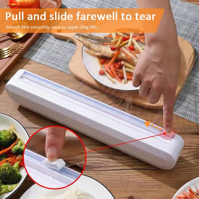 Fixing Foil Cling Film Wrap Di - đánh giá và giá Food Storage Dispenser