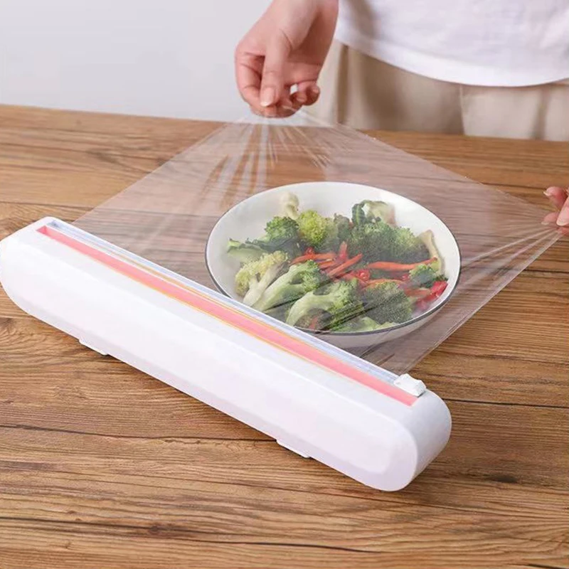 Fixing Foil Cling Film Wrap Di - đánh giá và giá Food Storage Dispenser