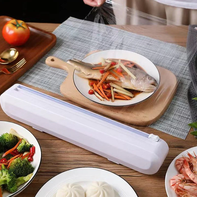 Fixing Foil Cling Film Wrap Di - đánh giá và giá Food Storage Dispenser