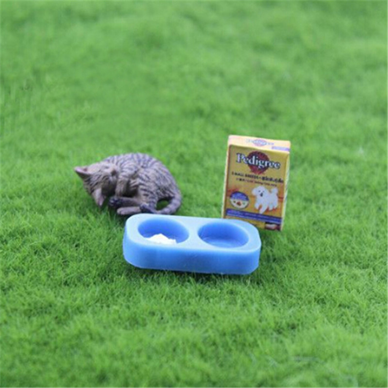 2Pcs/set Dollhouse Mini Dog/Ca - đánh giá và giá Food Storage Table