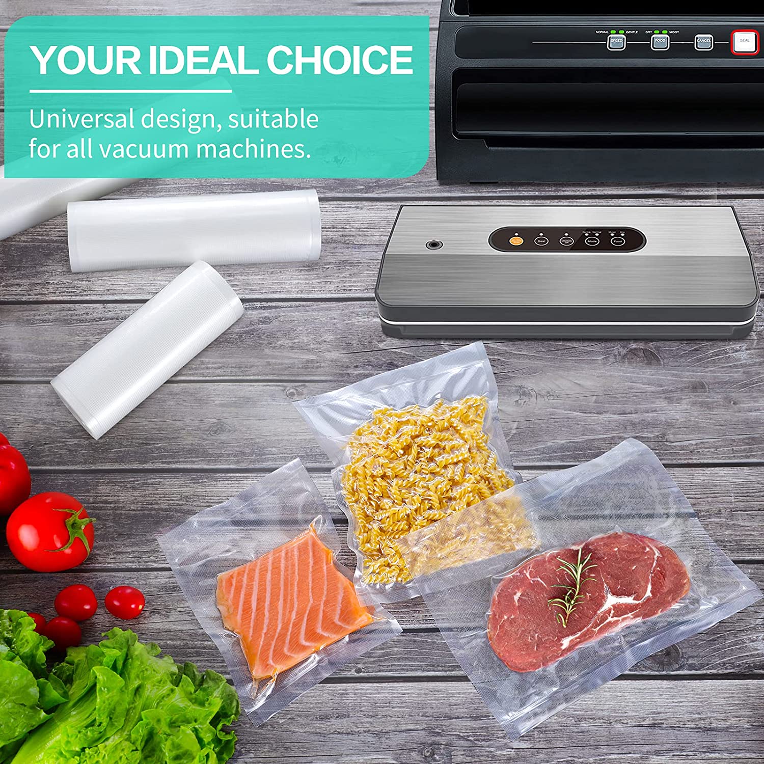 Kitchen Bags For Vacuum Food V - đánh giá và giá Food Storage Bag Organizer