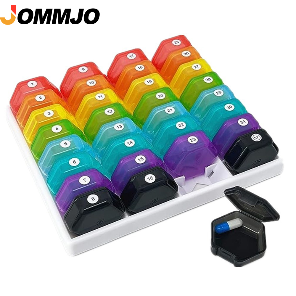 31 Day Monthly Pill Organizer  - đánh giá và giá Food Storage Vault