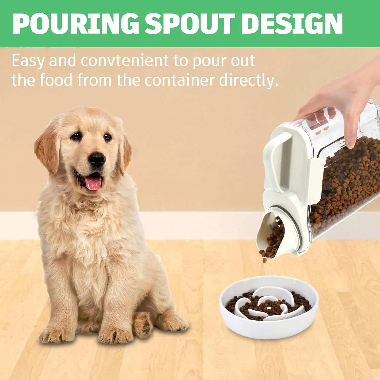 Pet food sealed bucket cat and - đánh giá và giá Food Storage Freeze Dried