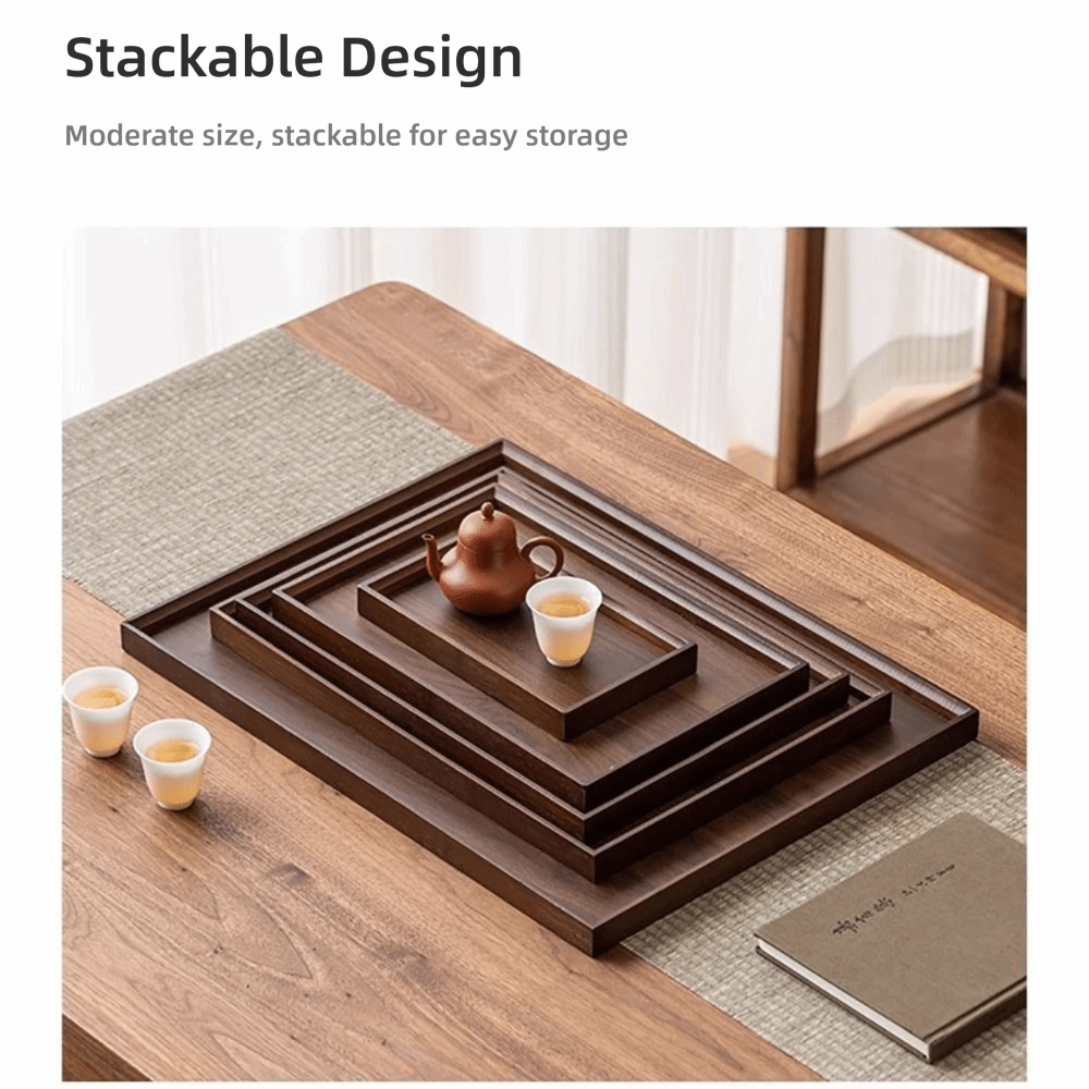Decorate Tray Natural Bamboo B - đánh giá và giá Food Storage Table