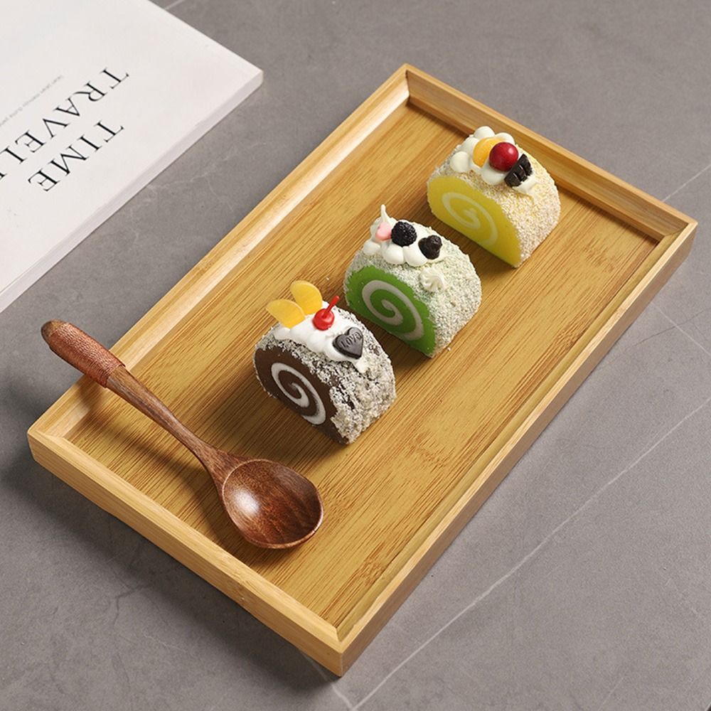 Decorate Tray Natural Bamboo B - đánh giá và giá Food Storage Table