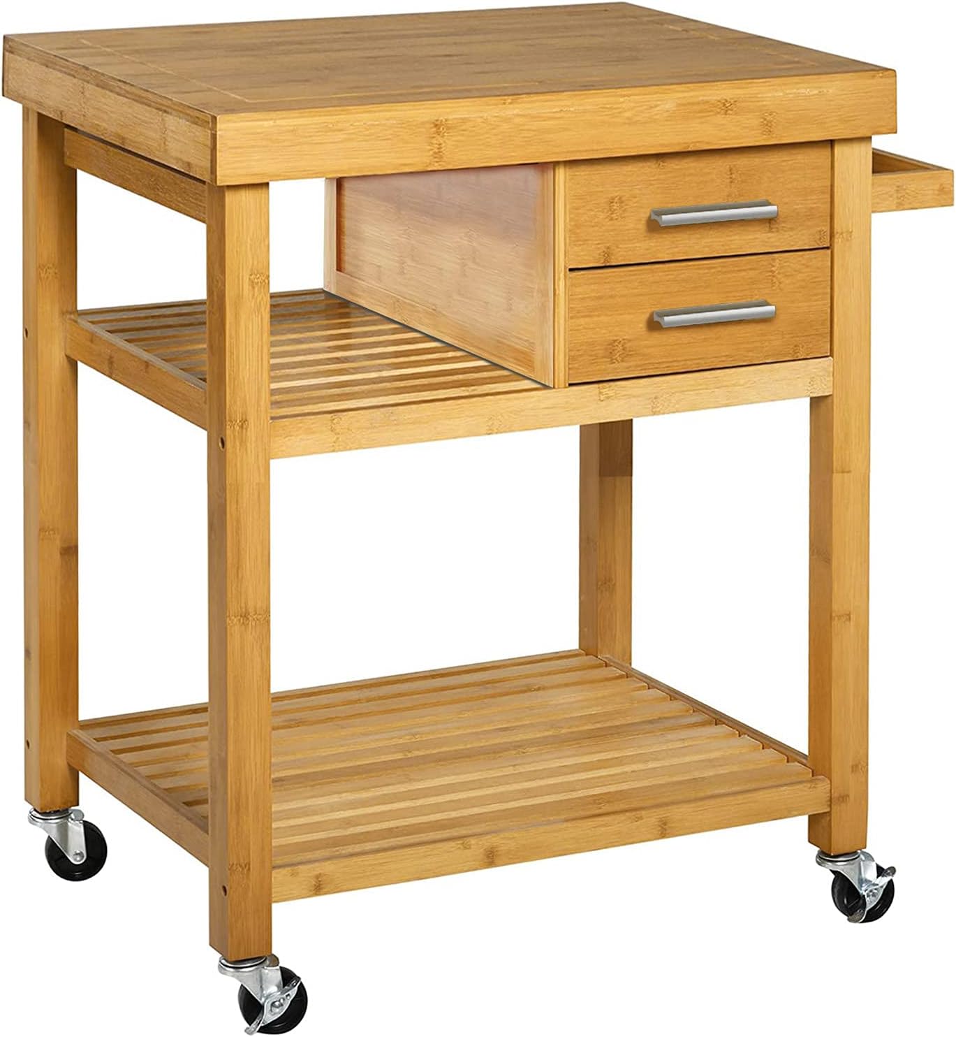 Rolling Kitchen Island Cart On - đánh giá và giá Food Storage On Wheels