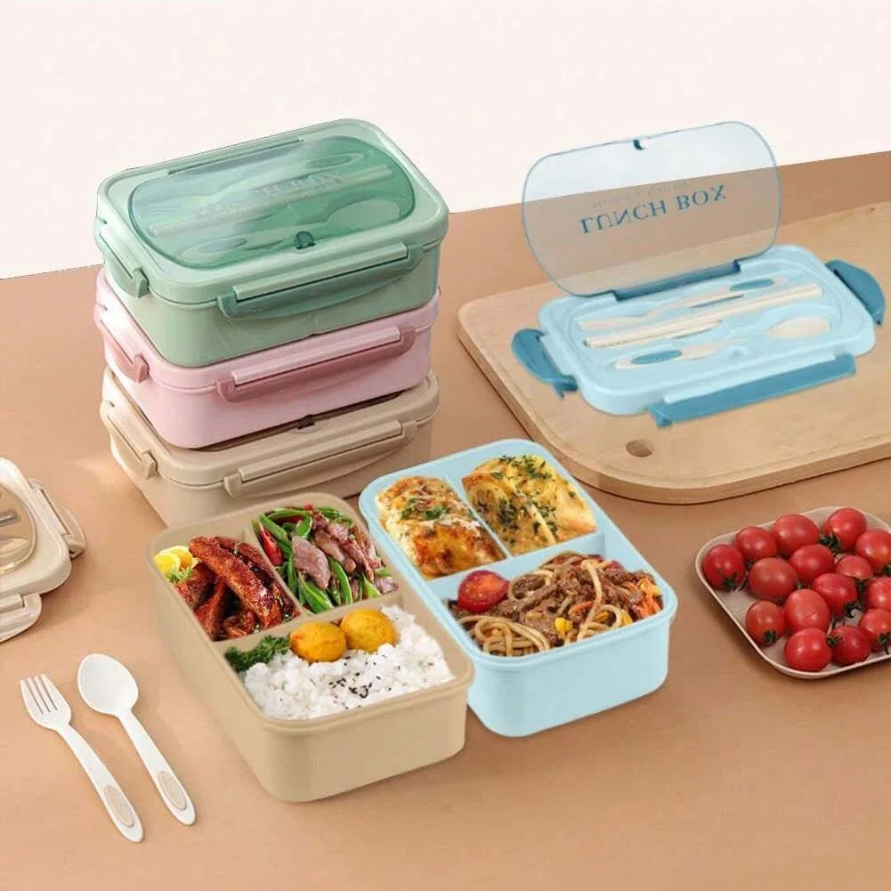 Bento Box Adult Lunch Box, Con - đánh giá và giá Food Storage Vault