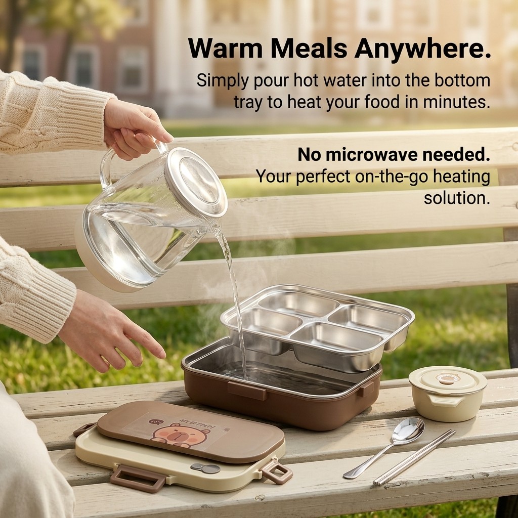 304 Stainless Steel Bento Lunc - đánh giá và giá Food Storage Jar Set