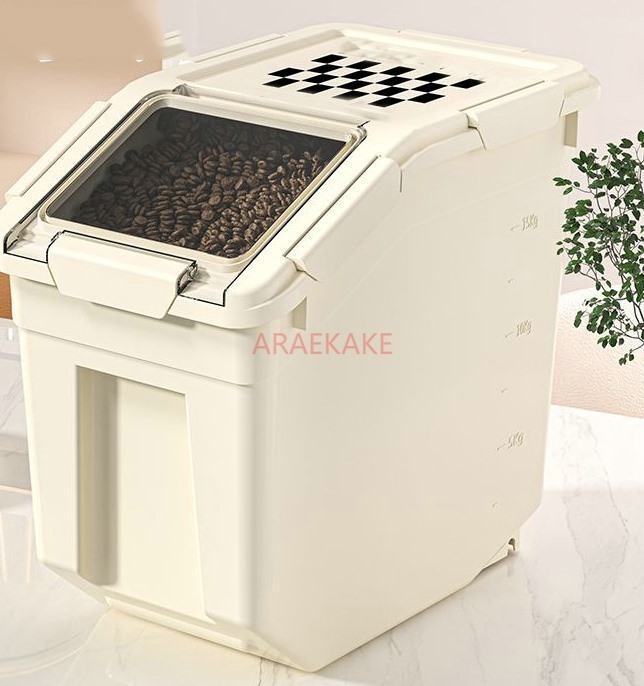 Pet food storage bucket, cat f - đánh giá và giá Food Storage Dog