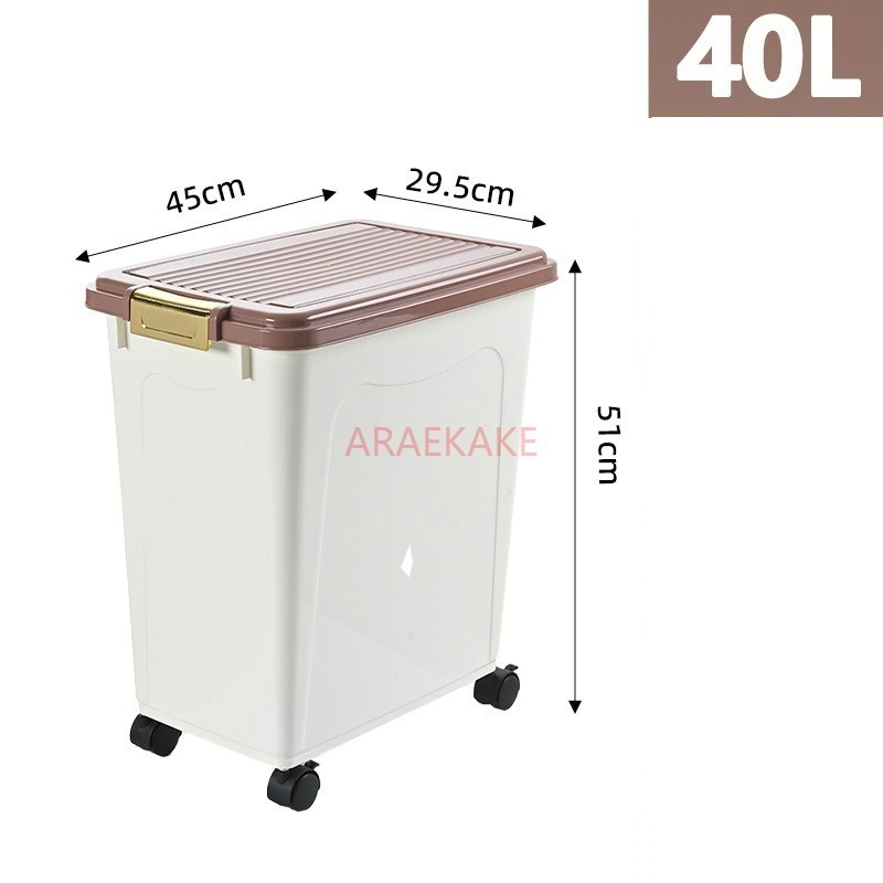 Large capacity 15kg thick dog  - đánh giá và giá Food Storage Dog