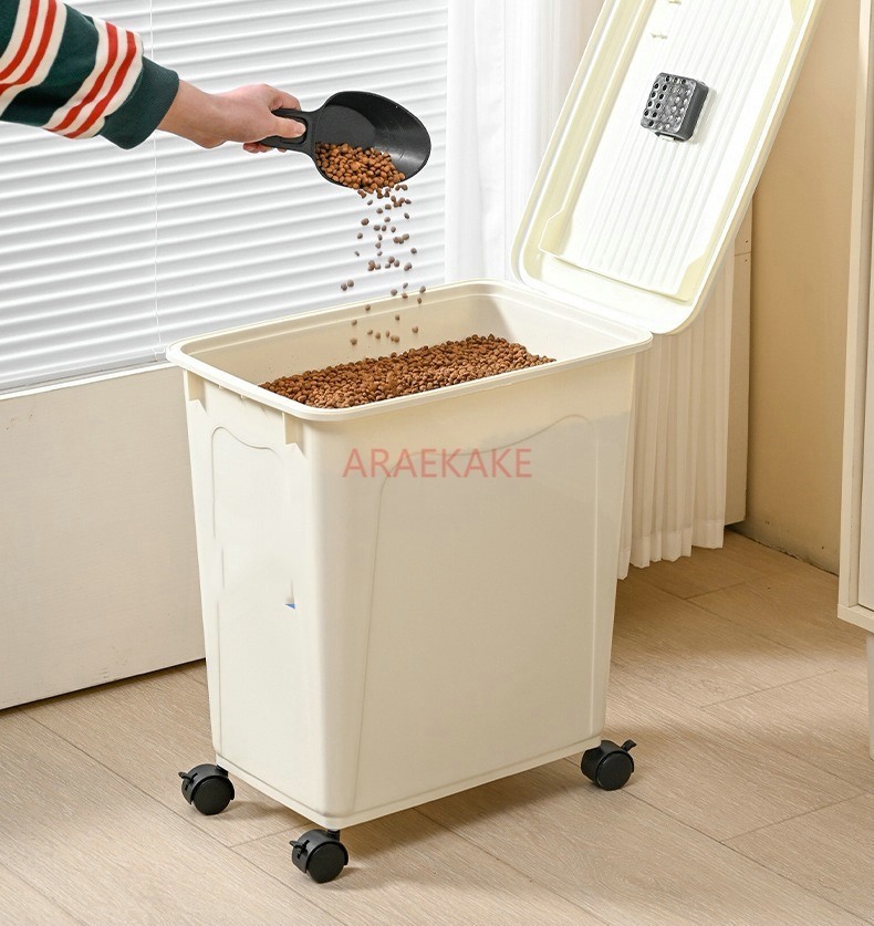 Large capacity 15kg thick dog  - đánh giá và giá Food Storage Dog