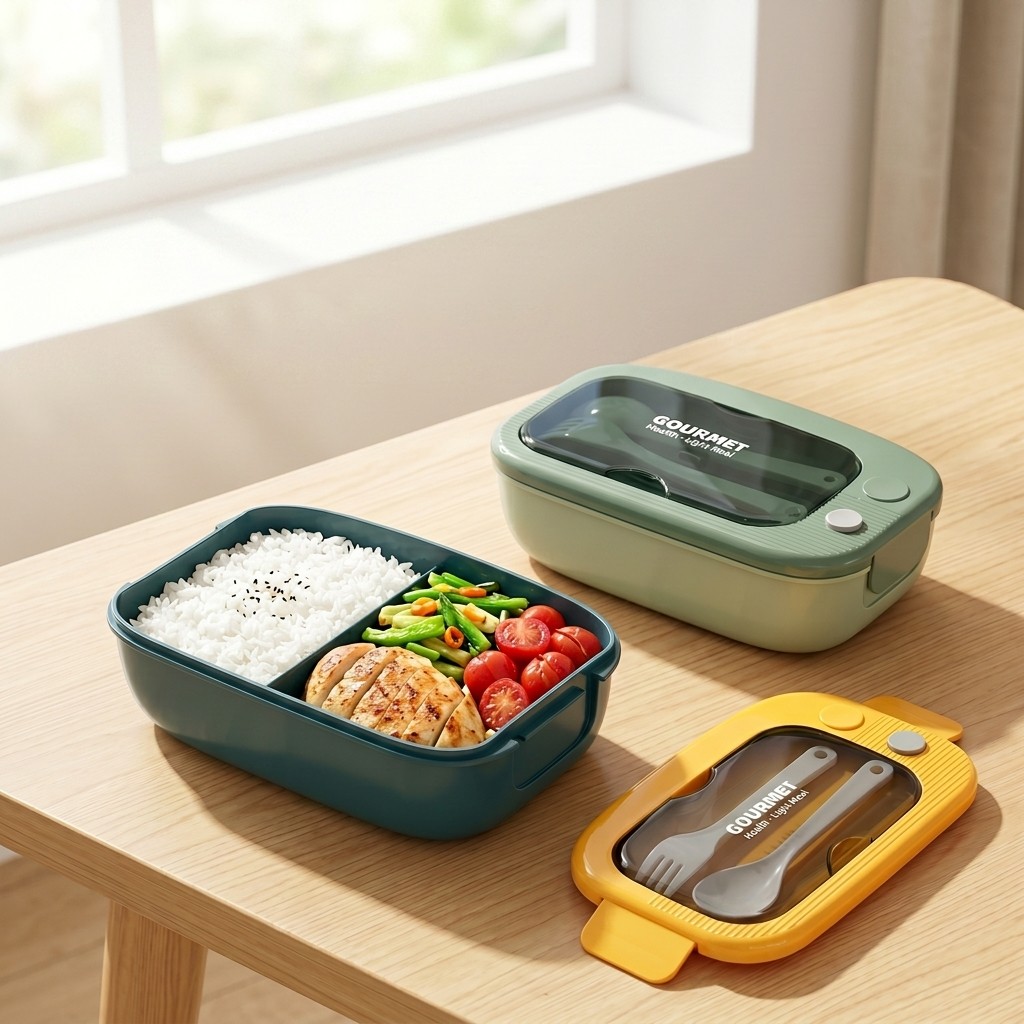 Microwavable Plastic Bento Box - đánh giá và giá Food Storage Vault