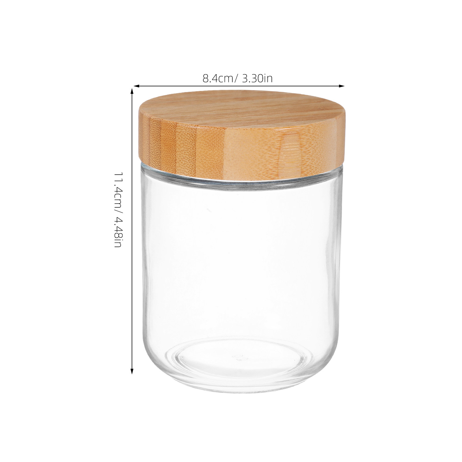 4Pcs Transparent Glass Jars wi - đánh giá và giá Food Storage Jars & Containers