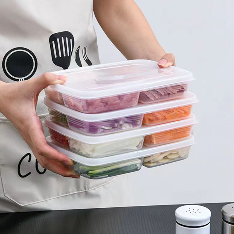 New【4 Grids Plastic Storage Bo - đánh giá và giá Food Storage Vault