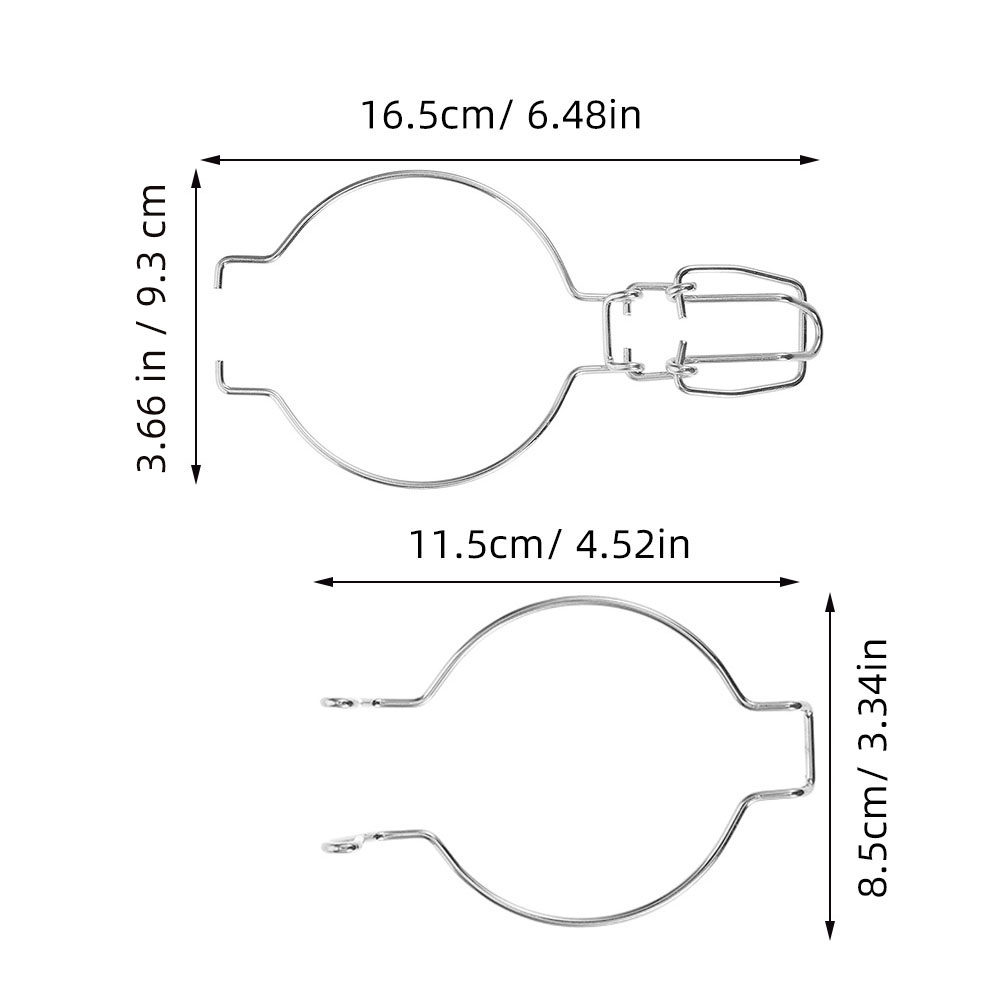 12Pcs Glass Jar Wire Clamps St - đánh giá và giá Food Storage Jars & Containers