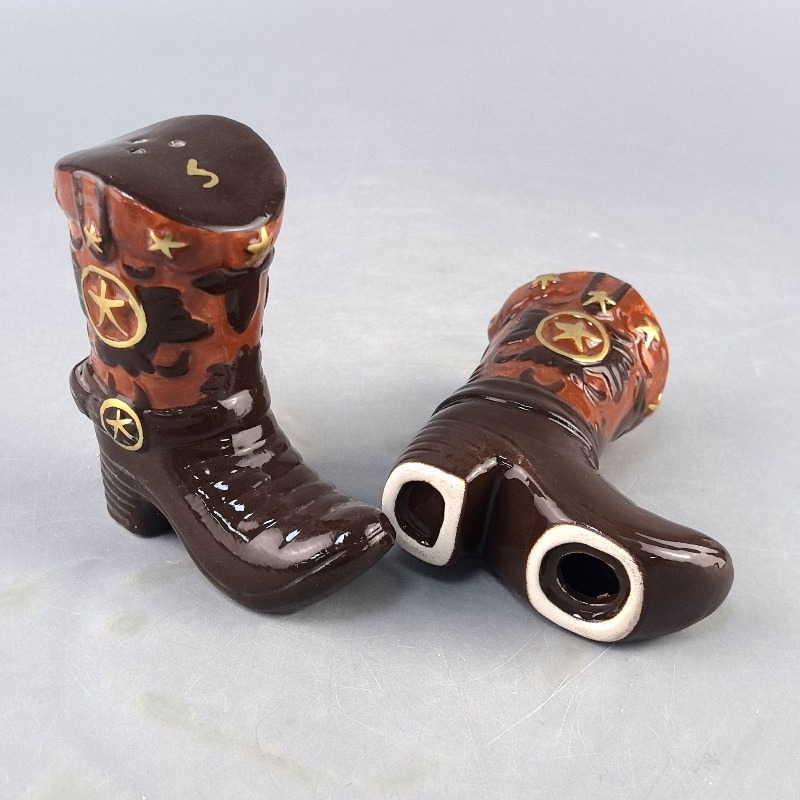 Vintage Boots Ceramic Spice Ja - đánh giá và giá Food Storage Jar Set