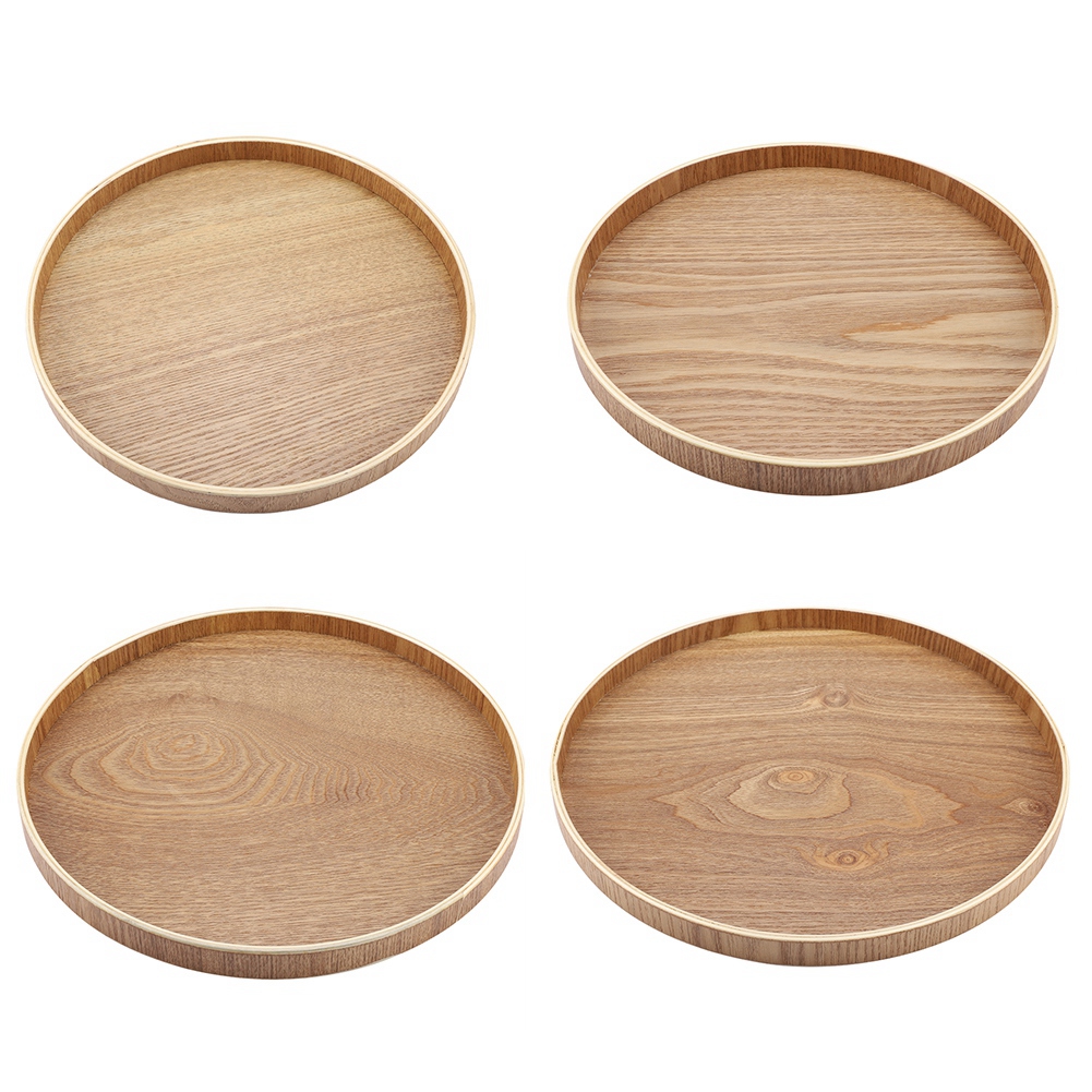 Wooden Serving Tray Tea Plate  - đánh giá và giá Food Storage Table