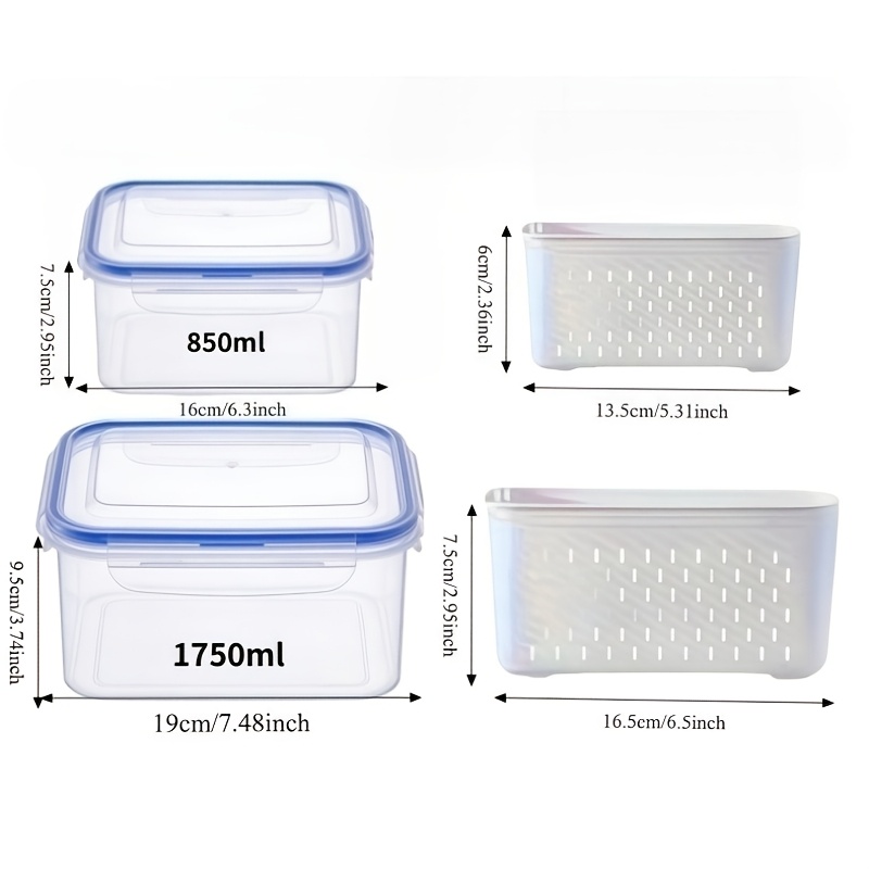 4pcs/Set Leak-Proof Food Stora - đánh giá và giá Food Storage Jar Set