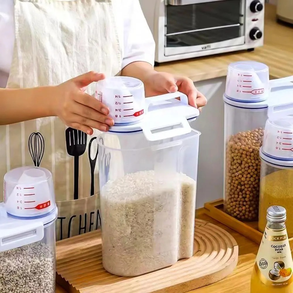 Rice Dry Food Storage Containe - đánh giá và giá Food Storage Dispenser
