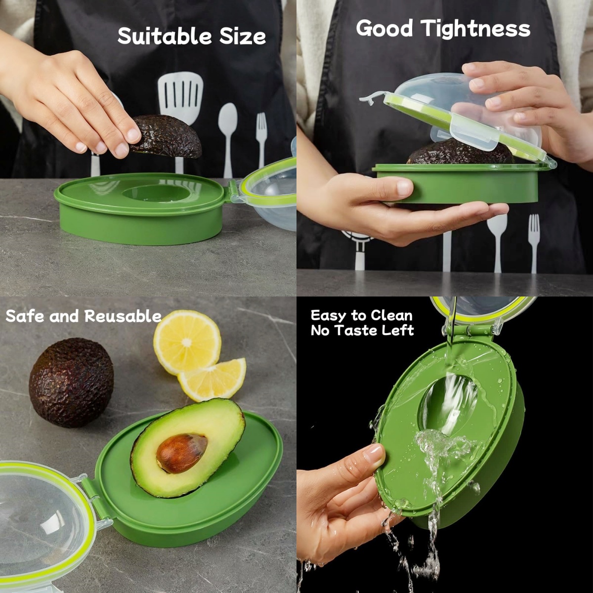 Avocado Storage Box Reusable C - đánh giá và giá Food Storage Jar Set