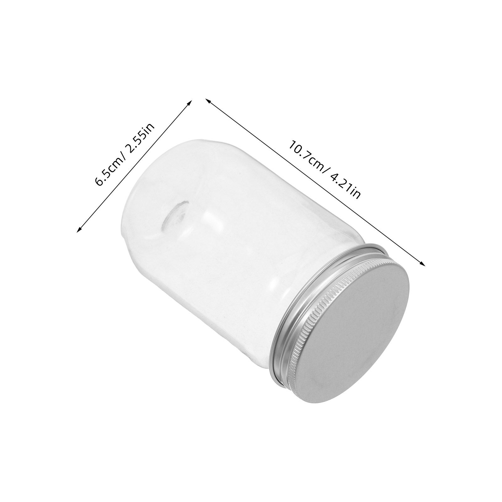 6Pcs Clear Plastic Mason Jars  - đánh giá và giá Food Storage Jars & Containers