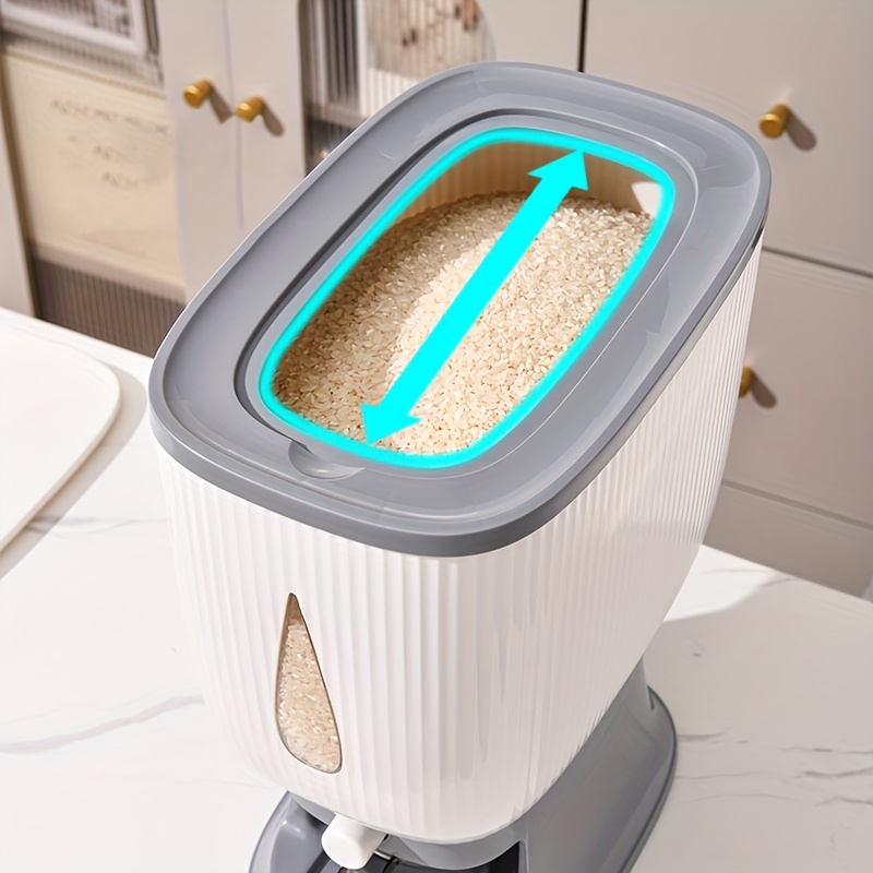 Large-Capacity Grain Container - đánh giá và giá Food Storage Jar Set