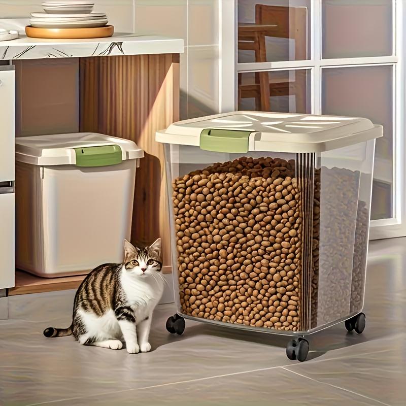 Large-capacity Pet Food Storag - đánh giá và giá Food Storage On Wheels