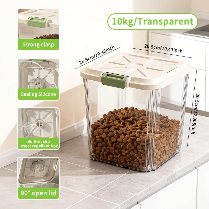 Large-capacity Pet Food Storag - đánh giá và giá Food Storage On Wheels
