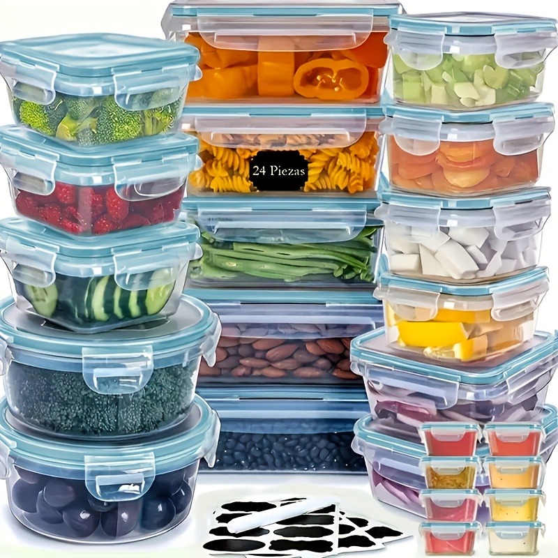 48PCS BPA-Free Food Storage Se - đánh giá và giá Food Storage Jar Set
