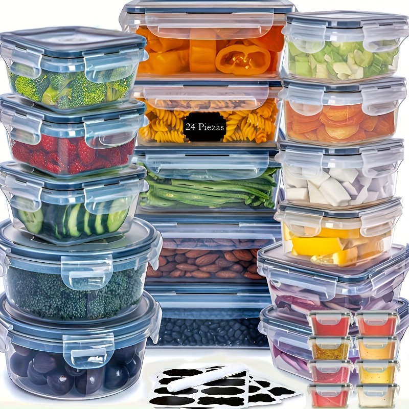 48PCS BPA-Free Food Storage Se - đánh giá và giá Food Storage Jar Set