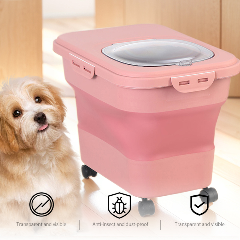 Collapsible Dry Cat Food Box 2 - đánh giá và giá Food Storage Dog