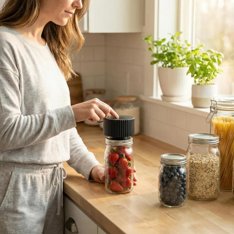 Electric Mason Jar Vacuum Seal - đánh giá và giá Food Storage Jars & Containers