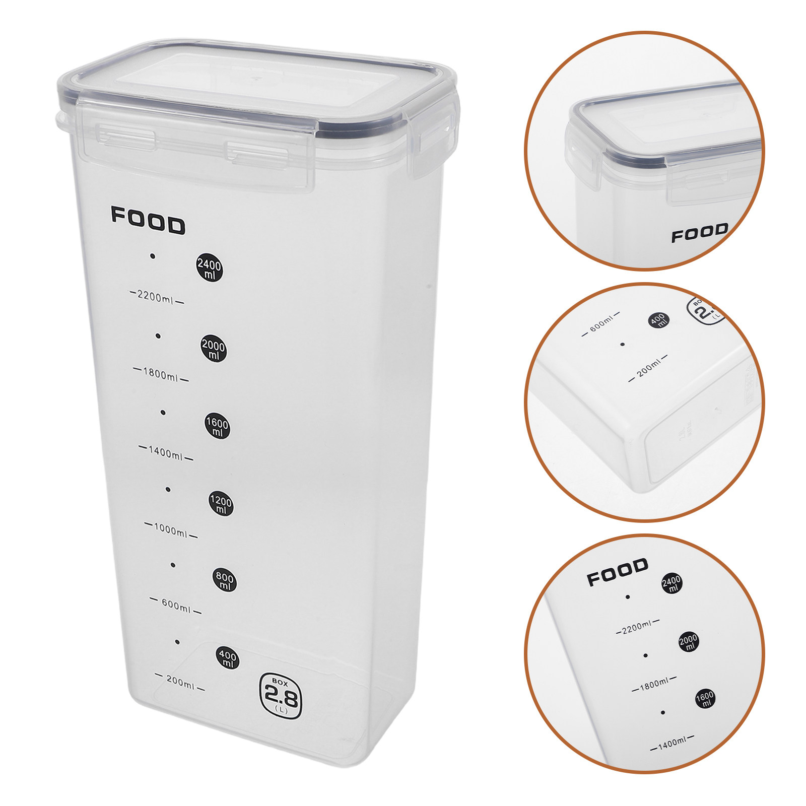 2Pcs Grain Storage Containers  - đánh giá và giá Food Storage Jars & Containers