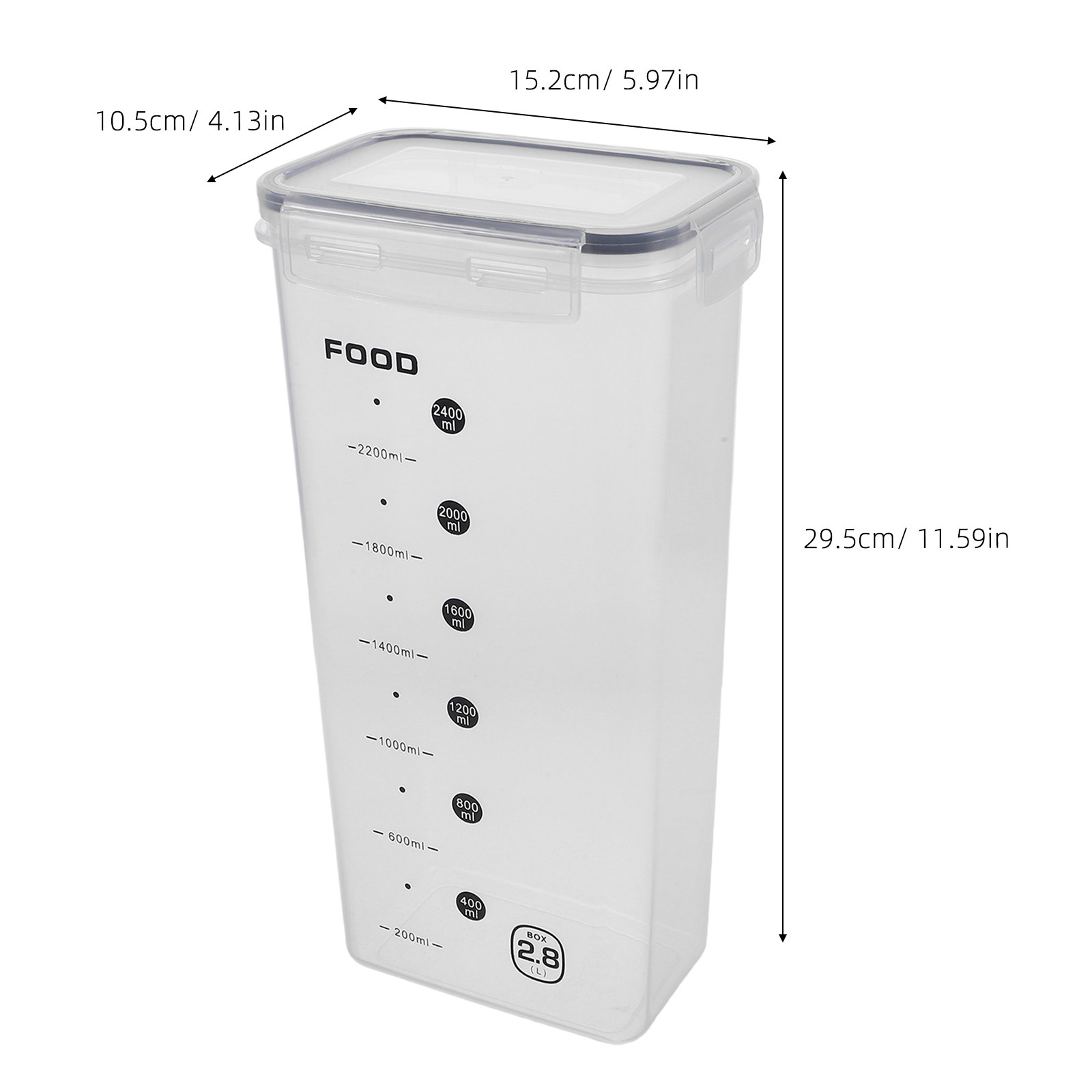2Pcs Grain Storage Containers  - đánh giá và giá Food Storage Jars & Containers